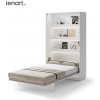 Dig-net nábytok Sklápacia posteľ Lenart BED CONCEPT BC-02 biela | 120 x 200 cm