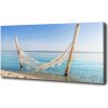 Foto obraz na plátne Hamak nad morom 100x50 cm
