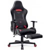 Herné kreslo s vankúšom a opierkou nôh DIABLO X-ST4RTER, Diablo X-STARTER__1430 + POD + BED
