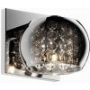 Nástenné svietidlo 1x G9 dymová chrómová Zuma Line Crystal W0076-01A-B5FZ