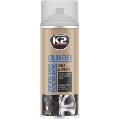 K2 Color Flex - tekutá guma v spreji transparentná 400ml od 11 € -  Heureka.sk