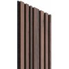 Acoustic Line Akustický obkladový panel, lamelové drevo, 2 650 × 300 × 18 mm, orech, Z68730