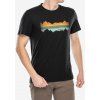 Merino tričko Smartwool Mountain Horizon Short Sleeve Graphic Tee - black