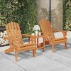 VidaXL Záhradné stoličky Adirondack, 2 ks, akáciové drevo