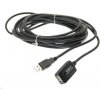 PREMIUMCORD USB 2.0 repeater a prodlužovací kabel A/M-A/F 5m ku2rep5