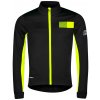FORCE - bunda FROST softshell, čierno-fluo