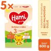 5x HAMI 3 Mlieko batoľacie 600 g