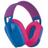 Logitech G435 LIGHTSPEED - bezdrôtové herné slúchadlá - modrá/malinová