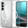Kryt Spigen Case Ultra Hybrid Mag s MagSafe Samsung Galaxy S26 Clear / White