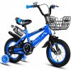 Detský bicykel 7Hills 12 palcov Modrý + Fľaša Na Pitie + Pumpička + Zvonček