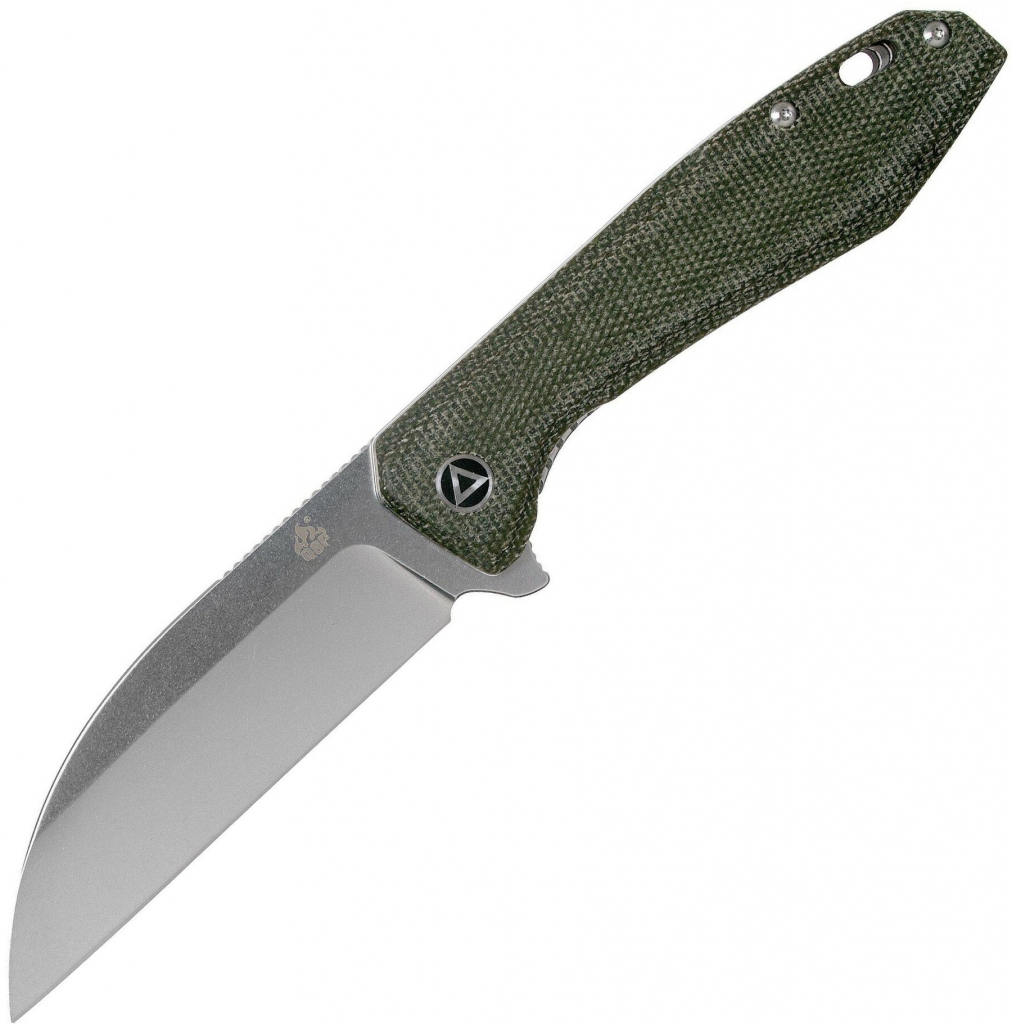 QSP Knife Pelican, Stonewash CPM S35VN Blade, Micarta Handle QS118-E1