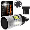 LED ŽIAROVKA W21/5W T20 7443 CANBUS MAGALL FAN-CAN BIELE SILNÉ DRL CÚVACIE