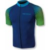 BIOTEX Cyklistický dres s krátkym rukávom - SMART - modrá/zelená