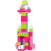 Mattel Mega bloks veľké vrece kociek - ružové (80)