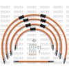 Venhill ŠTANDART -predok -sada Venhill POWERHOSEPLUS KAW-6002FS-OR (5 hadíc v sade) oranžové hadice, nerezové koncovky