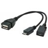 GEMBIRD Kábel USB 2.0 samica do micro USB 2.0 A/B A-OTG-AFBM-04