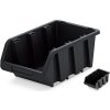 PROSPERPLAST box úložný skladovací 230x160x120mm TRUCK KTR23-S411 čierny plastový