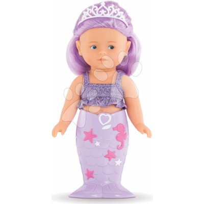Corolle Morská panna Naya Mini Mermaid s modrými očami a fialovými vlasmi 20 cm