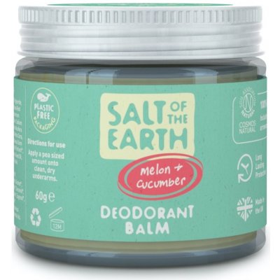 Salt of the Earth prírodný dezodorant balzam Melón Uhorka 60g