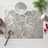 Biante Zamatové prestieranie na stôl Isabela IBL-015 Zlatý mramor na svetlo sivom 30x40 cm