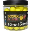 SHIMANO - Plávajúce boilies Isolate Pop-Up Scopex Liver 15 mm 80 g