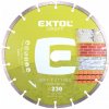 EXTOL CRAFT Kotúč diamantový rezný segmentový, 230x22,2mm, suché rezání 108815