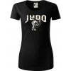 Judo v boji - Dámske tričko z organickej bavlny Origin (GOTS) - 2XL ( Čierna )