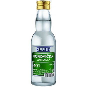 Nicolaus Borovička 40% 0,04 l (čistá fľaša)