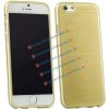 VSETKONAMOBIL 787 Silikónový obal iPhone 6 Plus / 6S Plus zlatý BRUSH