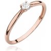 Blink Blink Zásnubný prsteň z ružového zlata s diamantom 1198RDB