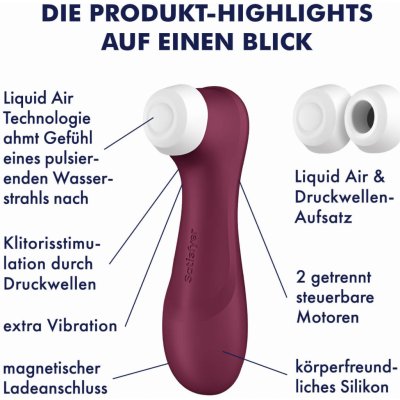 Satisfyer Pro 2 Generation 3 vínový