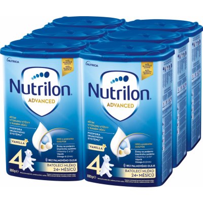 Nutrilon 4 Advanced Vanilla batolecí mléko 6 x 800 g