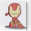 Vymalujsisam.sk Maľovanie podľa čísiel - Iron Man II Veľkosť: 40x50cm, Rám: Na kartónovej doske