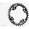 Absolute Black OVAL Sram BCD94 prevodník, 34z.