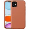 AppleKing nárazuvzdorný kryt s textúrou kože pre iPhone 11 - hnedý - možnosť vrátiť tovar ZADARMO do 30tich dní