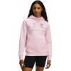 Under Armour Rival Fleece Shimmer Hoodie Prime Pink
