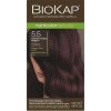 BIOKAP Nutricolor Delicato Farba na vlasy Mahagónová svetlá hnedá 5.5