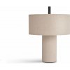 New Works Prenosná stolná lampa Margin, beige canvas 21360