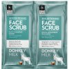 Bodyfarm Donkey milk Face cleansing scrub - Peeling na tvár 2 x 8 ml Donkey milk Face cleansing scrub