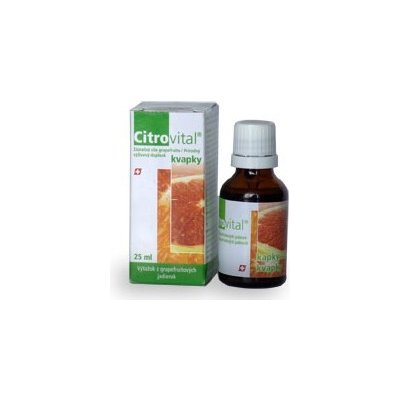 Citrovital kvapky Výťažok z grapefruitových jadierok 25 ml