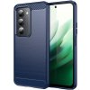 Techsuit - Carbon Silicone puzdro s karbónovým vzorom pre Xiaomi Redmi 15 4G / Redmi 15 5G - modré