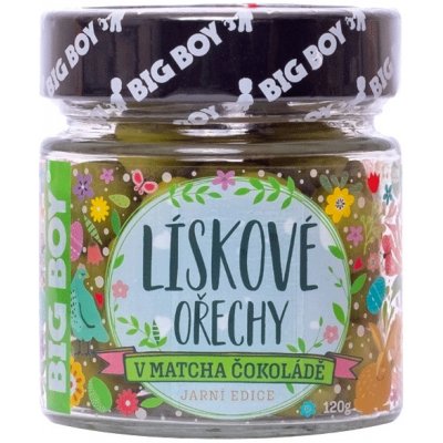 Big Boy Lískové ořechy v Matcha čokoládě 120 g