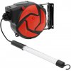 Genborx Automatický navíjací bubon s el. káblom 14 m ukončený LED lampou C-14LEDCZ