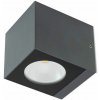 REDO 90098 TEKO exteriérové nástenné svietidlo CREE COB LED 6W 660/580lm 3000K IP65 antracit
