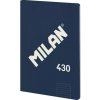 MILAN Blok linajkový A4 modrý 48 listov