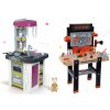 Smoby set dielňa Black & Decker elektronická kuchynka s magickým bublaním Tefal Studio BBQ