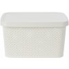 Storage Solutions Úložný kôš White1, 27,5x15x22 cm