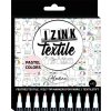 Aladine Izink Sada textilných fixiek Pastel Colours 10 ks