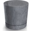 PROSPERPLAST Kvetináč TUBO P BETON EFFECT 19,9cm marengo