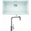 Blanco SUBLINE 800 U biela 523145 + Blanco MILI chróm 519413